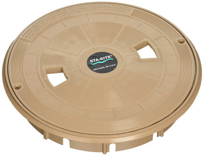 Pentair Sta-Rite U-3 Skimmer Lid with Ring Tan - 08650-0159