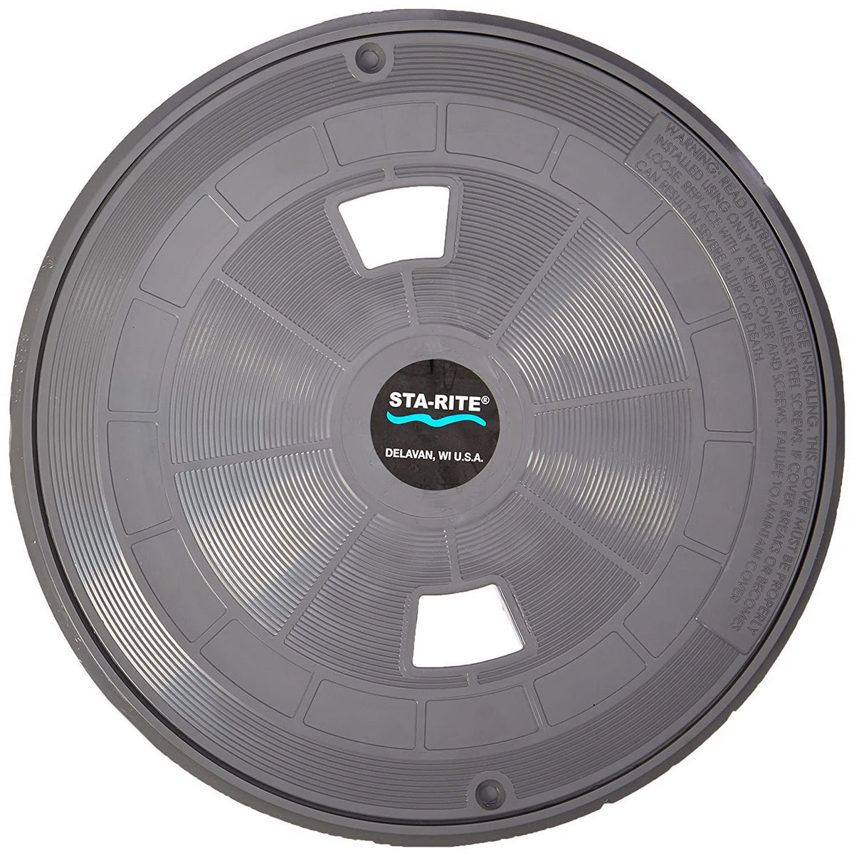 Pentair Sta-Rite U-3 Skimmer Lid with Ring Grey - 08650-0169C