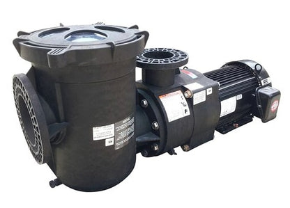 Pentair EQ Series 340606 EQ Series 3 Phase TEFC Super-Duty Commercial Pump with Strainer; 10 HP, 208-230 per 460 V, 26.4 - 23.5 per 11.7 Amp