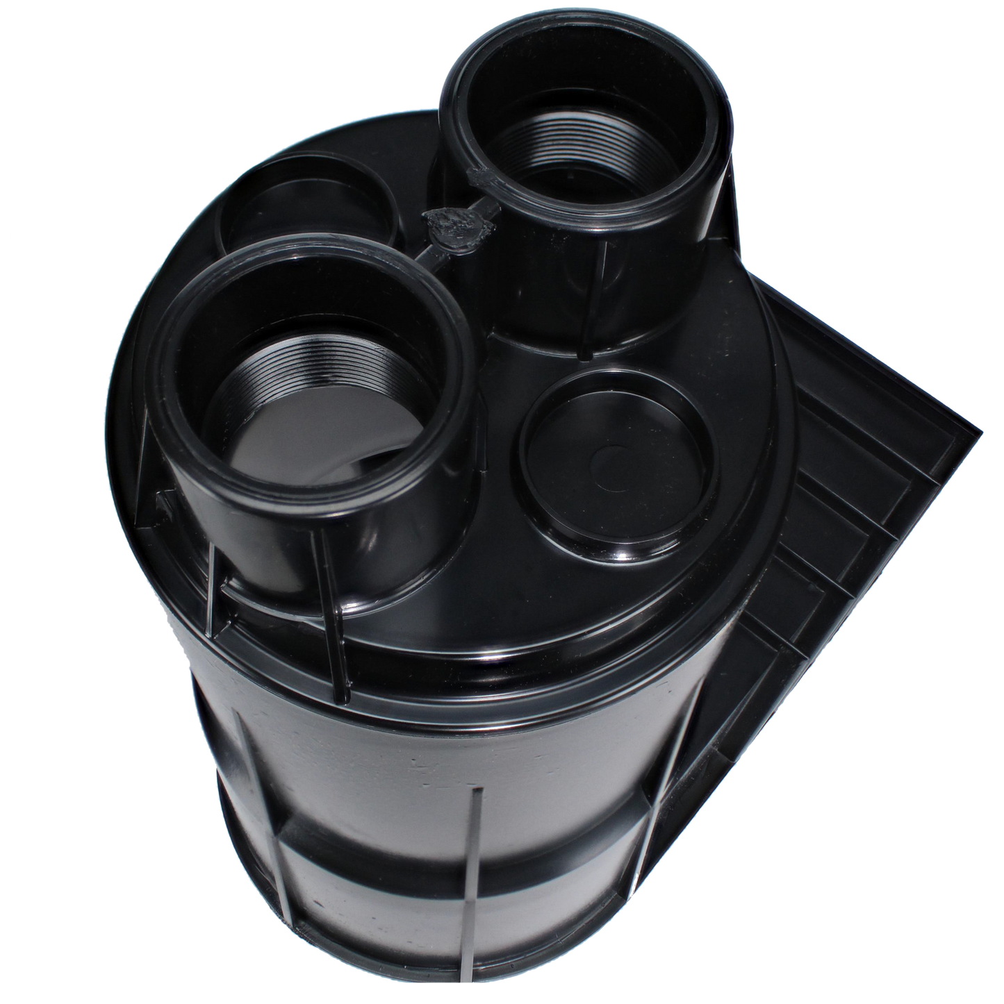Pentair Bermuda Skimmer 2" Slip Ports Body, Lid, Black, Gunite | 506365