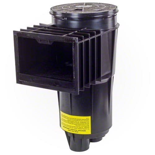Pentair Bermuda Skimmer 2" Slip Ports Body, Lid, Black, Gunite | 506365