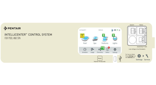 Pentair IntelliCenter Control System i8PS, Shared Equipment | 521968Z