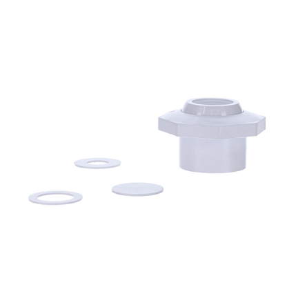 Pentair Economy Insider 1-1/2" Slip Inlet with Snap-in 1/2 ", 3/4", 1", Pressure Test Disks, Bulk PK, White | 542002
