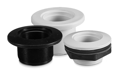 Pentair Return Fittings, Standard Body, 1-1/2" Threaded x 1-1/2" Socket, White, Vinyl | 542429