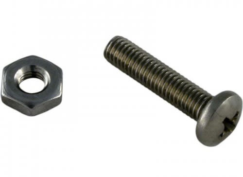 Polaris Screw Withnut, 10-32 X 7/8" Ss | C75