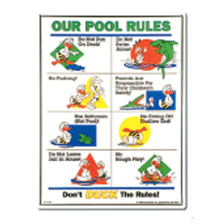 Poolmaster Duck Animation Sign 18"x24" - 41339