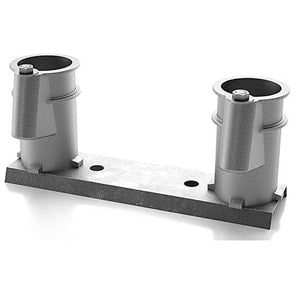 Perma-Cast 8" O.C. Handrail Anchor Set 4" Aluminum Anchors | PC-4008-AC