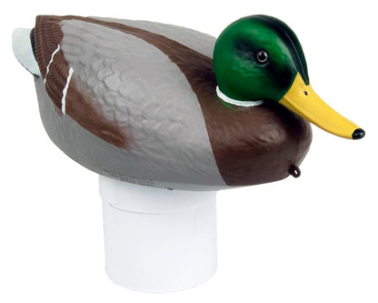 PoolMaster Mallard Duck Floating Chlorine Dispenser, Telescopic Dispenser with Adjustable Chlorine Control Ring, for Use with 1" or 3" Tablets | 32130