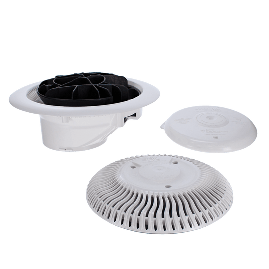 Paramount MDX-R3 Drain without Sump for Adjustable Concrete with SDX2, White | 004262823401