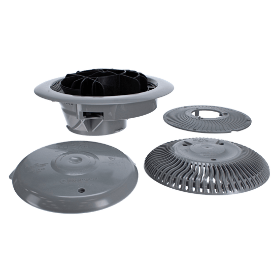 Paramount MDX-R3 Drain without Sump for Adjustable Concrete with SDX2, Light Gray | 004262823408
