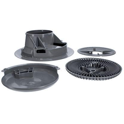 Paramount MDX-R3 Drain without Sump for Adjustable Concrete with SDX2, Light Gray | 004262823408