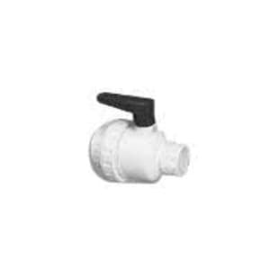 Praher Ball Valve 1.5" MPT X FPT White | 150-015