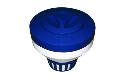 PoolStyle PS2065 Blue/White Floating Dispenser for 3" Tabs | PS2065