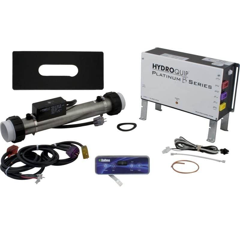 HydroQuip Platinum PS6502B Spa Control w/5.5kW Heater, ECO-401 Topside Panel, 115/230V, Component Cords (PS6502B-TP)