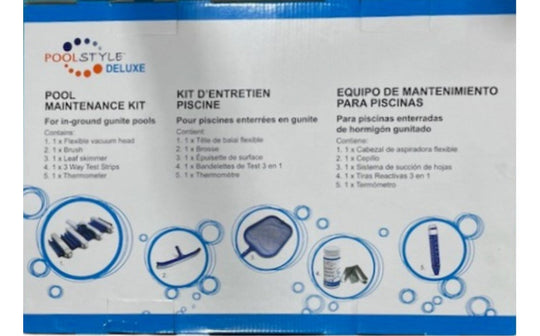 Super-Pro Kit F/ Gunite Pools PS0507 5PC Pool Maintenance - K693CBX/3W/SCP