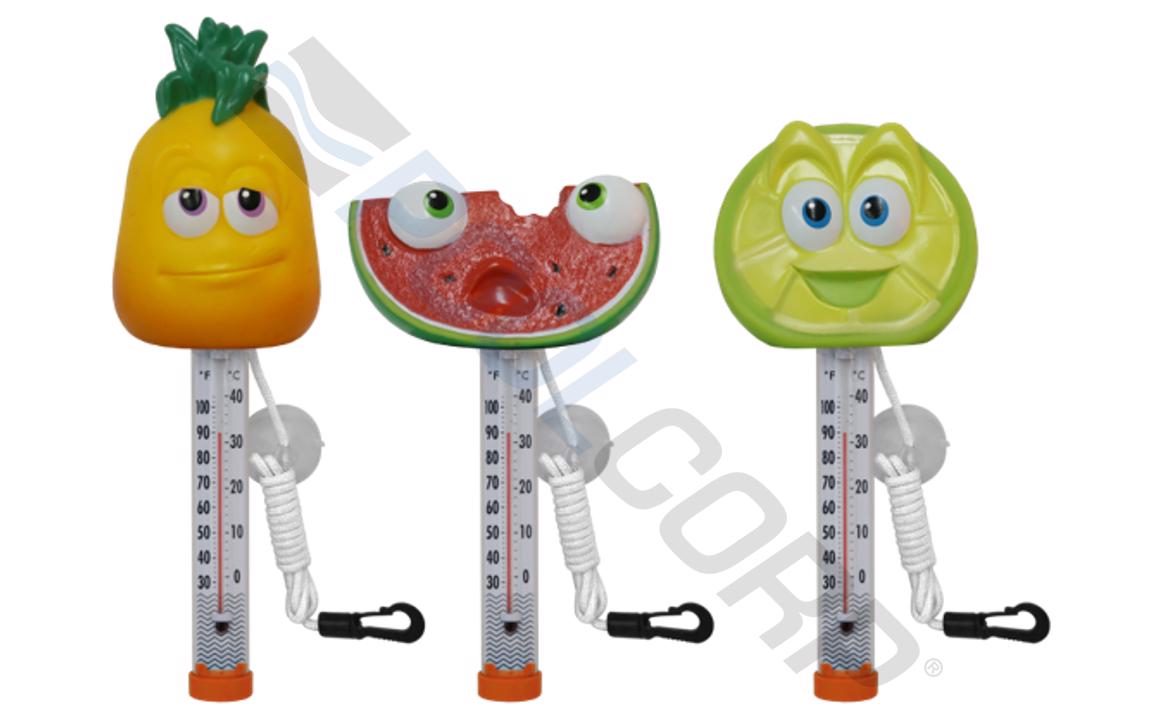 Kokido Tutti-Frutti Thermometers PS885 12/Case Supreme 3 Styles