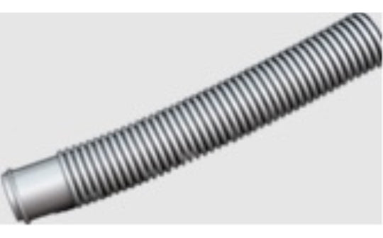 Plastiflex Integrated Cuff Blow Molded PS667 1.5"x6' Conn Hose - MF902112006PCOB