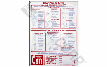 National Stock Sign CPR Sign 18"X24" Vertical