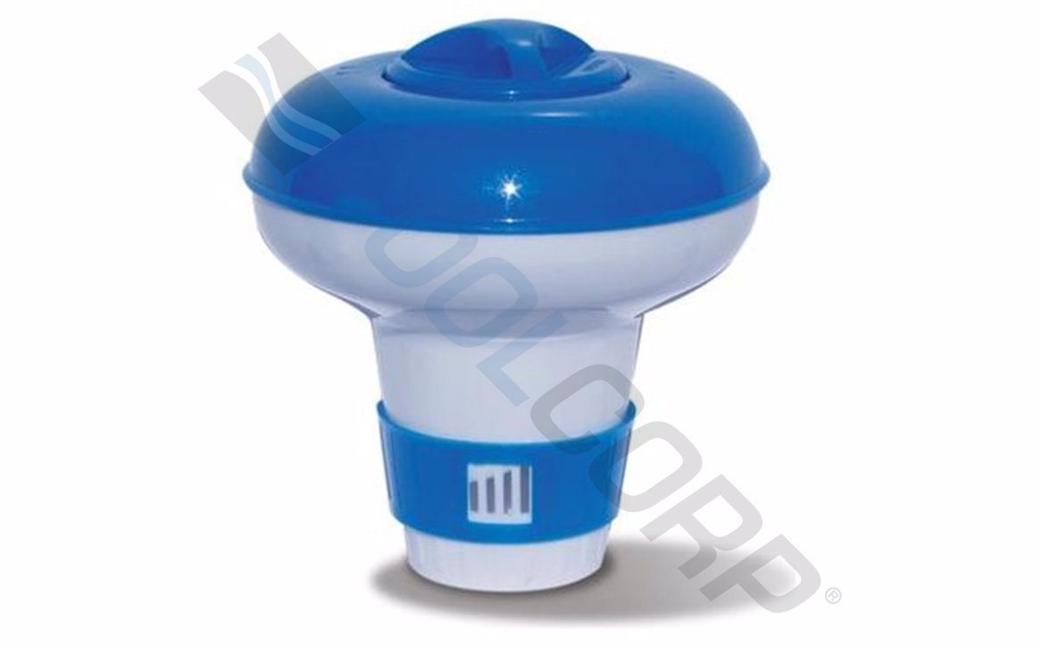 Kokido Floating 1" Tab Dispenser PS033B Deluxe Series Blue/White