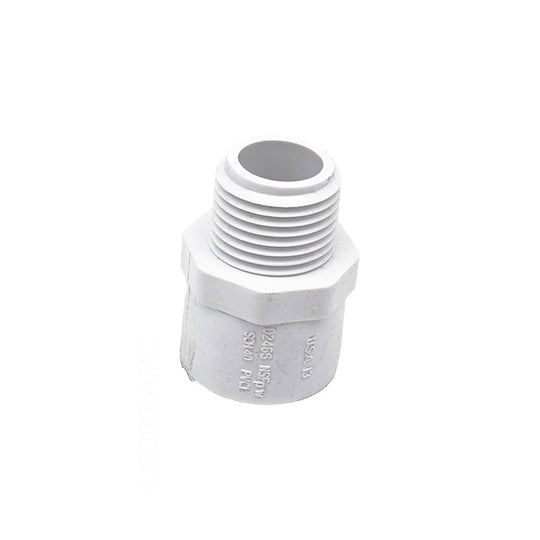 Westlake Pipe & Fittings Adapter, 4" MPT x Slip White PVC Schedule 40 - 436040