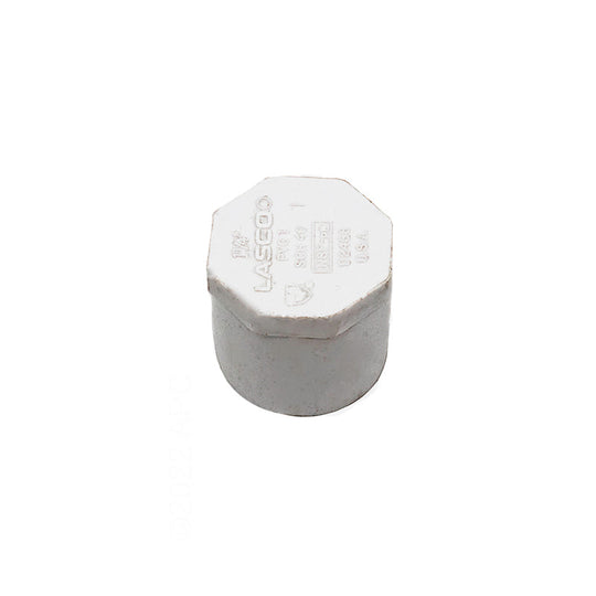 Westlake Pipe & Fittings Plug, 4" Spigot White PVC Schedule 40 - 449040