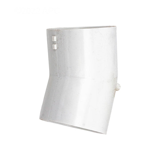Westlake Pipe & Fittings Elbow, 4" Socket White PVC Schedule 40 22-1/2 Degree - 465040
