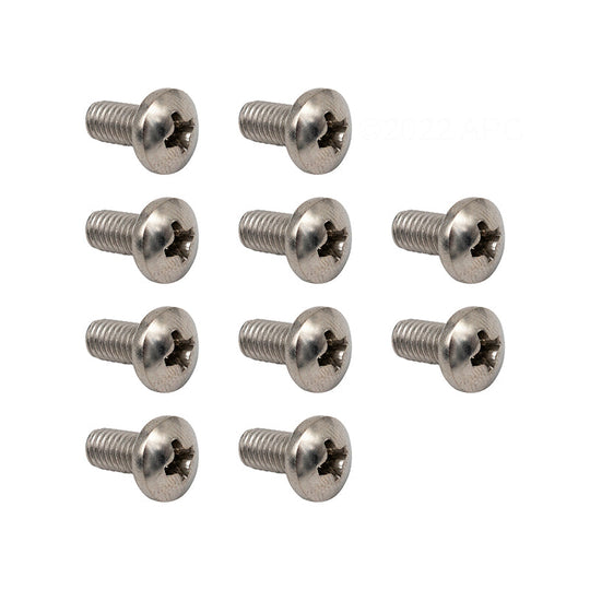 Zodiac Polaris 180 Pool Cleaner Screw, 10-32 x 3/8" SS Pan Head