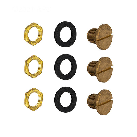 Jandy Dry Well Ftg Sensor Stud Assembly Brass Lx/ Lt Low Nox - R0383200