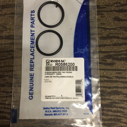 Zodiac Fusion Tab Feeder O-Ring FUSION/VISION (R0586200)