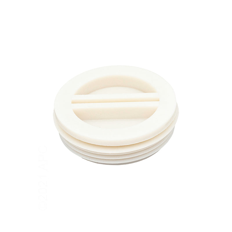 Pentair R22010 White Flat Plastic Plug 1-1/2" - R22010