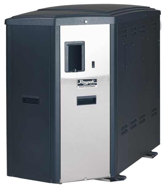 Raypak X94 Professional Series ASME Natural Gas Heater, 399K BTU, 120 VAC, Single Phase, Stainless Steel Heat Exchanger | 014280