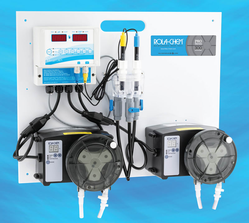 Rola-Chem Pro Series 300 Ready to Mount Chemical Feed System, 12GPD | 554503