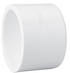 Cap, 8" Slip White PVC Schedule 40