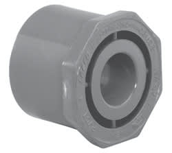 Reducing Bushing, 1-1/2 x 1" Spigot x Slip PVC Schedule 80 Flush Style