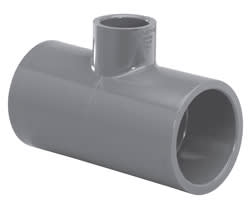 Tee, 4 x 4 x 3" Slip PVC Schedule 80