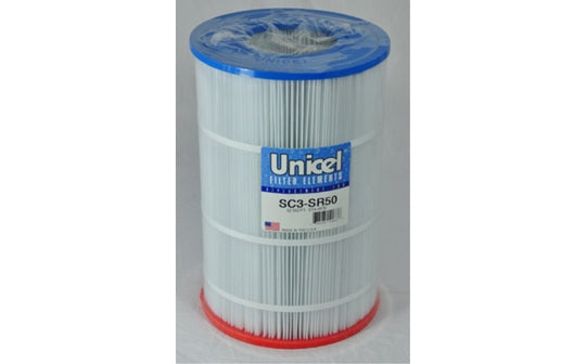 Unicel SC3-SR50 Replacement Filter Cartridge For Sta-Rite 50TX/50GPM-TX/T-50TX/T-50TXR; 3 oz, 52 sq-ft, 13-5/16 Inch