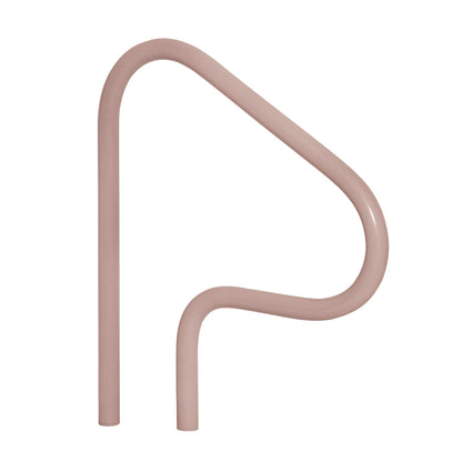 Saftron Rtd Rail White PVC W Holes | P-326-Rtd-W