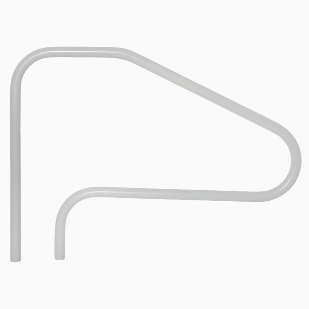 Saftron Classic Figure 4 Style Four Bend Return To Deck. Includes Escutcheons Gray | Rtd-448-G