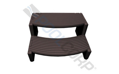CPA POOL PRODUCTS INC SPA STEP 19.7"x16" ESPRESSO | MSS080