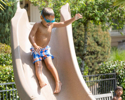 SR Smith Typhoon Pool Slide, Right Turn, Gray | 670-209-58124