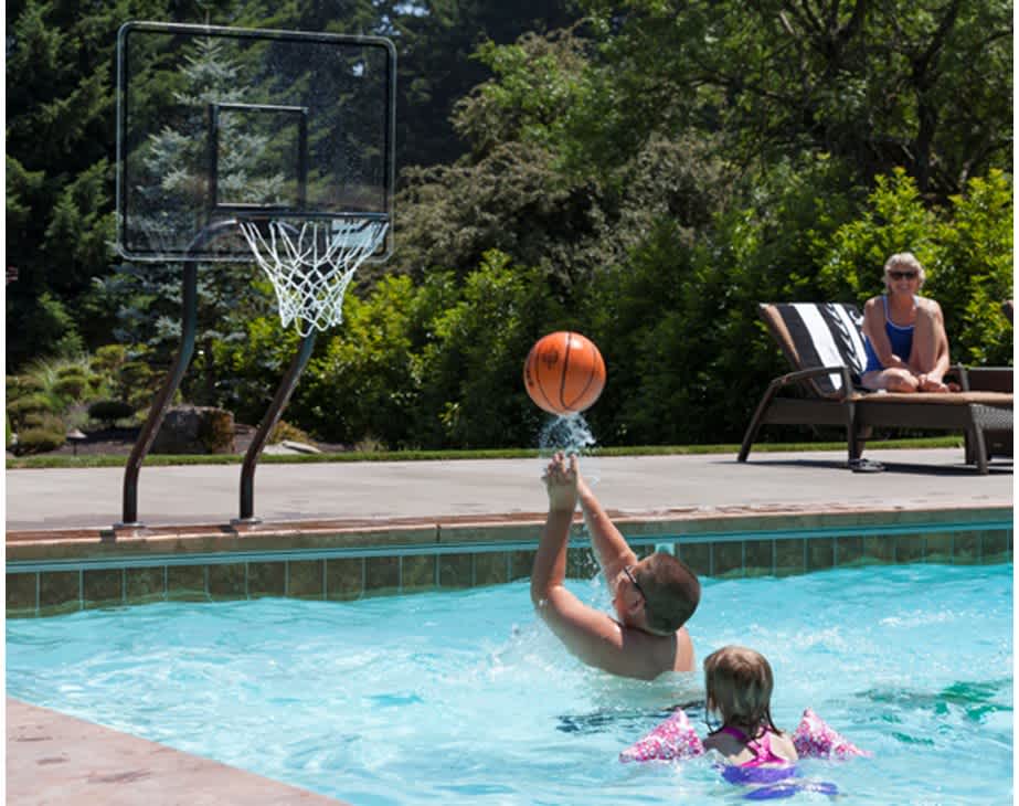 SR Smith Salt Friendly Swim N’ Dunk Challenge Residential Basketball Game w/ Escutcheons & Anchors | S-BASK-CH