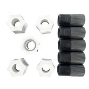 Stenner 3/8" Connecting Nut W/ Adapter (5 Pack) Sold As Each | MCADPTR
