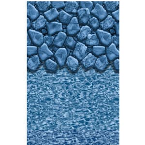 Swimline 15'x30' Oval Boulder Swirl Unibead AG Liner 52" Wall | LI153052BSU25