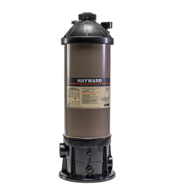 Hayward Star-Clear™ W3C500 50 SqFt Cartridge Filter 50 gpm. Star-Clear™ cartridge filters provide crystal clear water and have extra cleaning capacity to accommodate pools and spas of all types and sizes. For replacement or new pool installations, Star-Clear sets the standard of excellence and value.