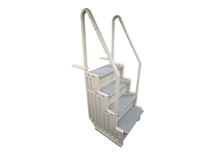 CONFER PLASTICS INC F/ FLAT BOTTOM AG POOLS WARM GRY IN-POOL STEP | STEP-1X