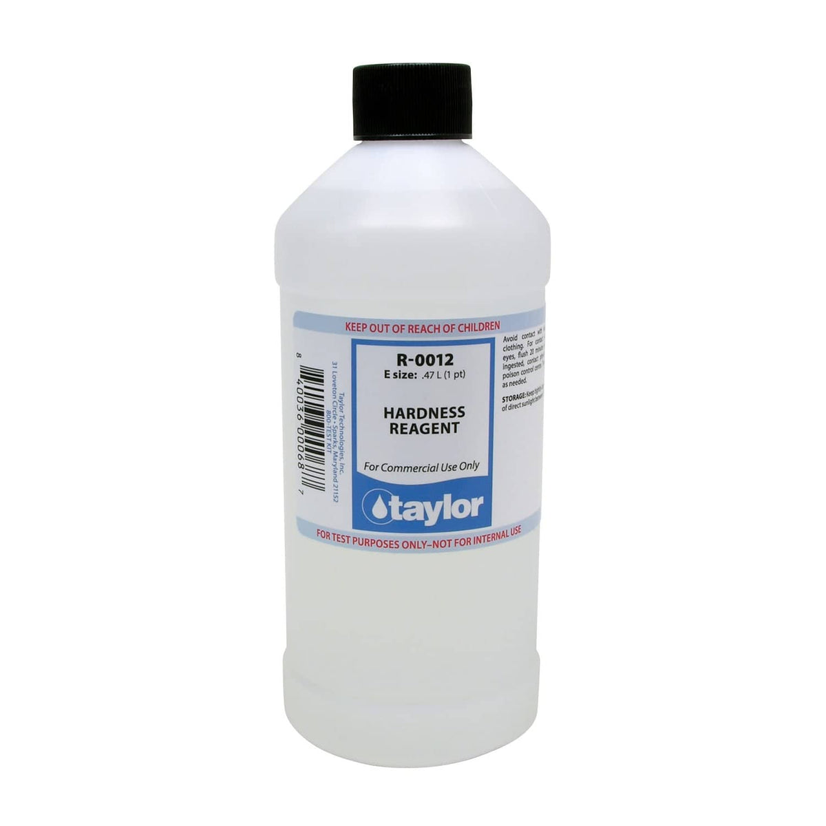 Taylor Hardness Reagent, 16 Ounce , 16 OZ | R-0012-E