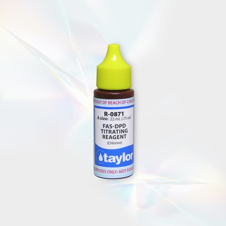 Taylor Fas-Dpd Titrating Reagent, For Chlorine, 3/4 Ounce | R-0871-A-24