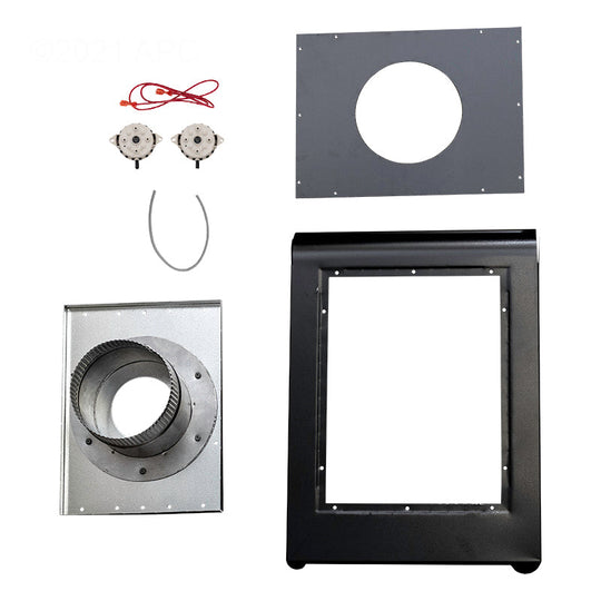 Hayward Negative Pressure Indoor Vent Adapter for Universal H-Series H150FD Heaters 6" - UHXNEGVT11506