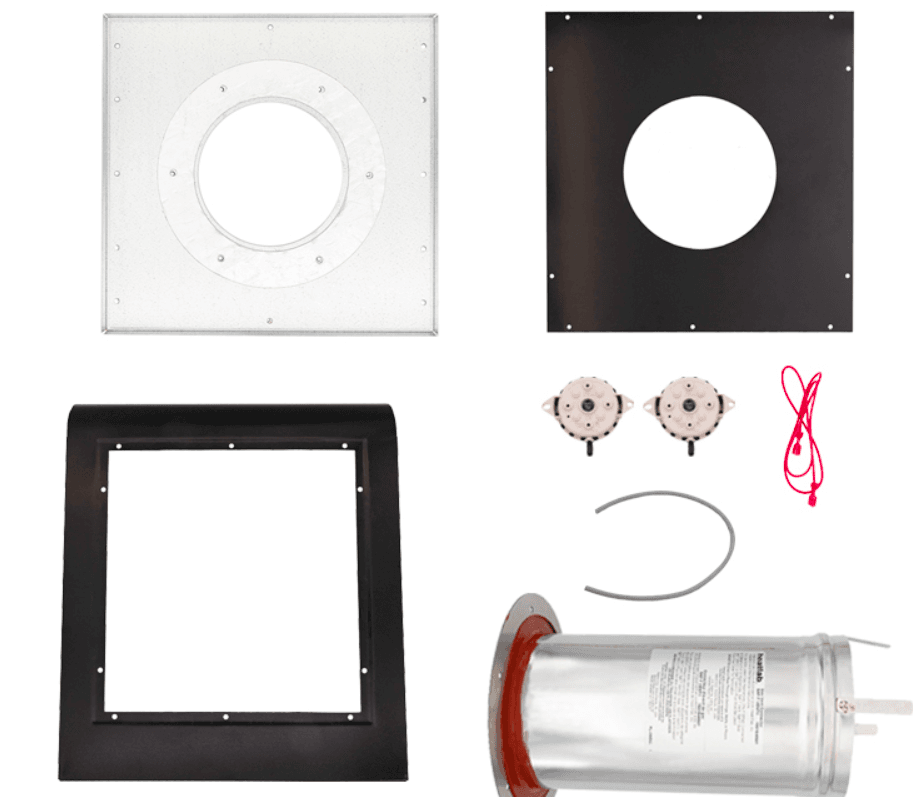 Hayward Universal H Heater Indoor Vent Adapter Kit, Positive-Pressure, for 200FD (UHXPOSHZ12001) - Now (UHXPOSHZ12006)