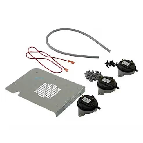 Indoor Horizontal Vent Adapter Kit for Hayward Universal H Heater. New part number is UHXPOSHZ14008. 8"